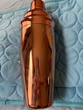 Copper Finish Cocktail Shaker in rose gold - Polished Bar Mixer